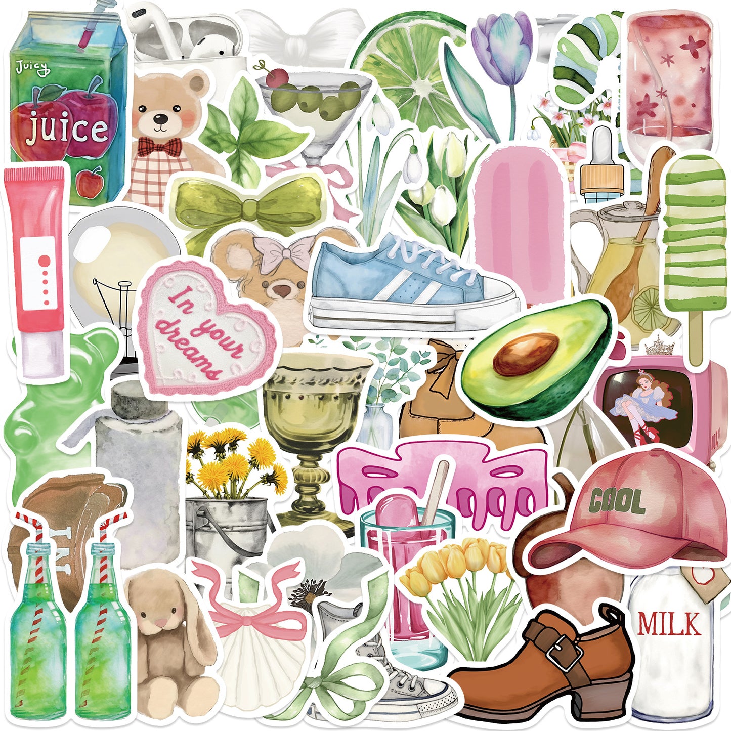 Cute Stickers Stickers (50 pcs)