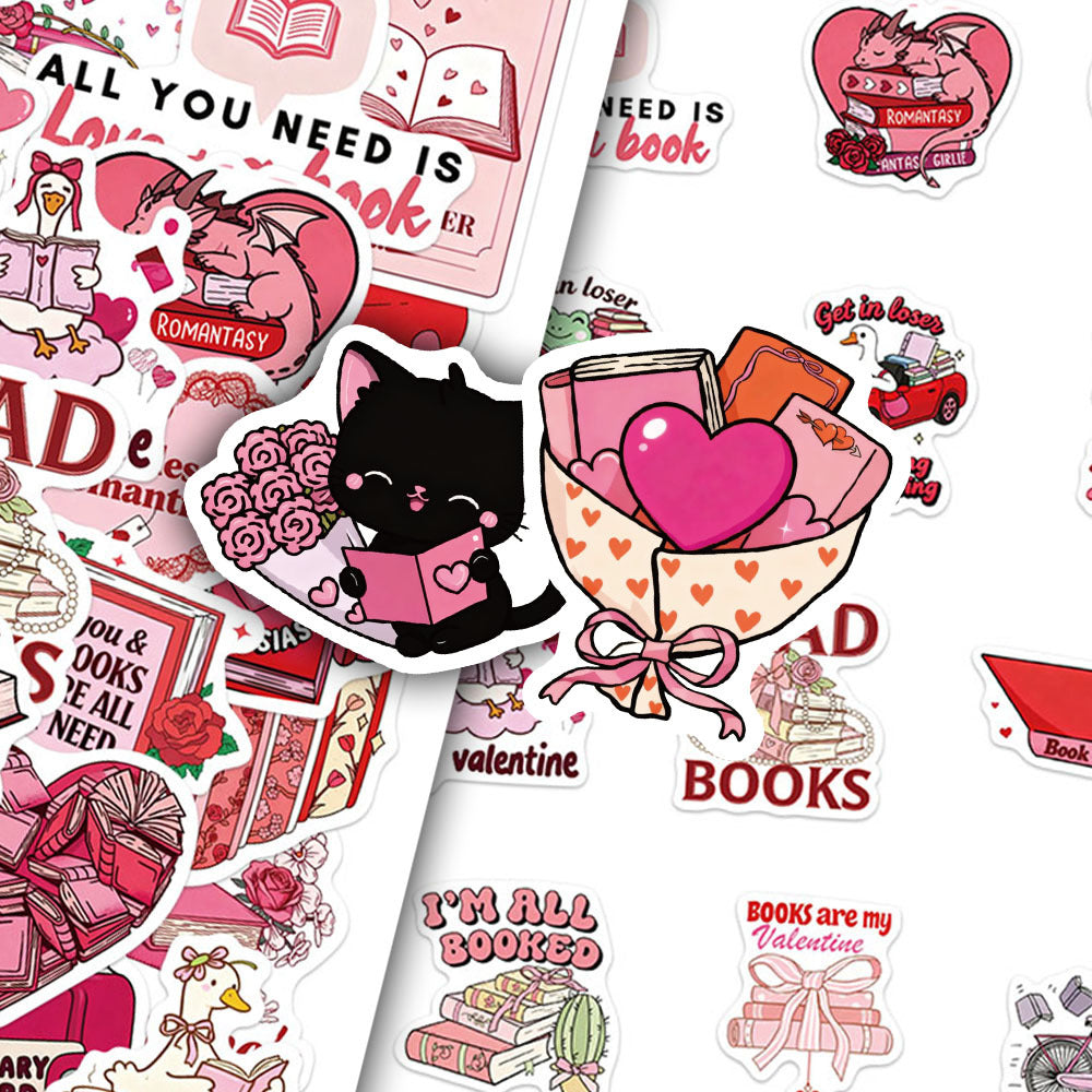 Read Your Heart Out Stickers (50 pcs)