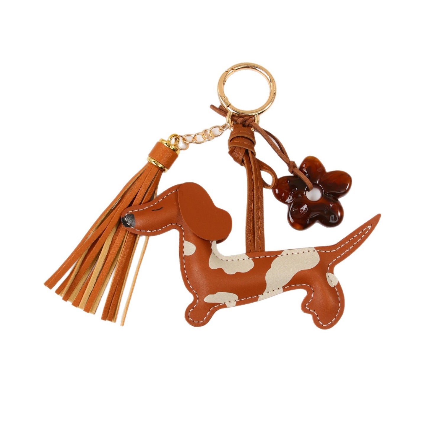 Dachshund Dog Keychain | Bag Charm (2 colors)