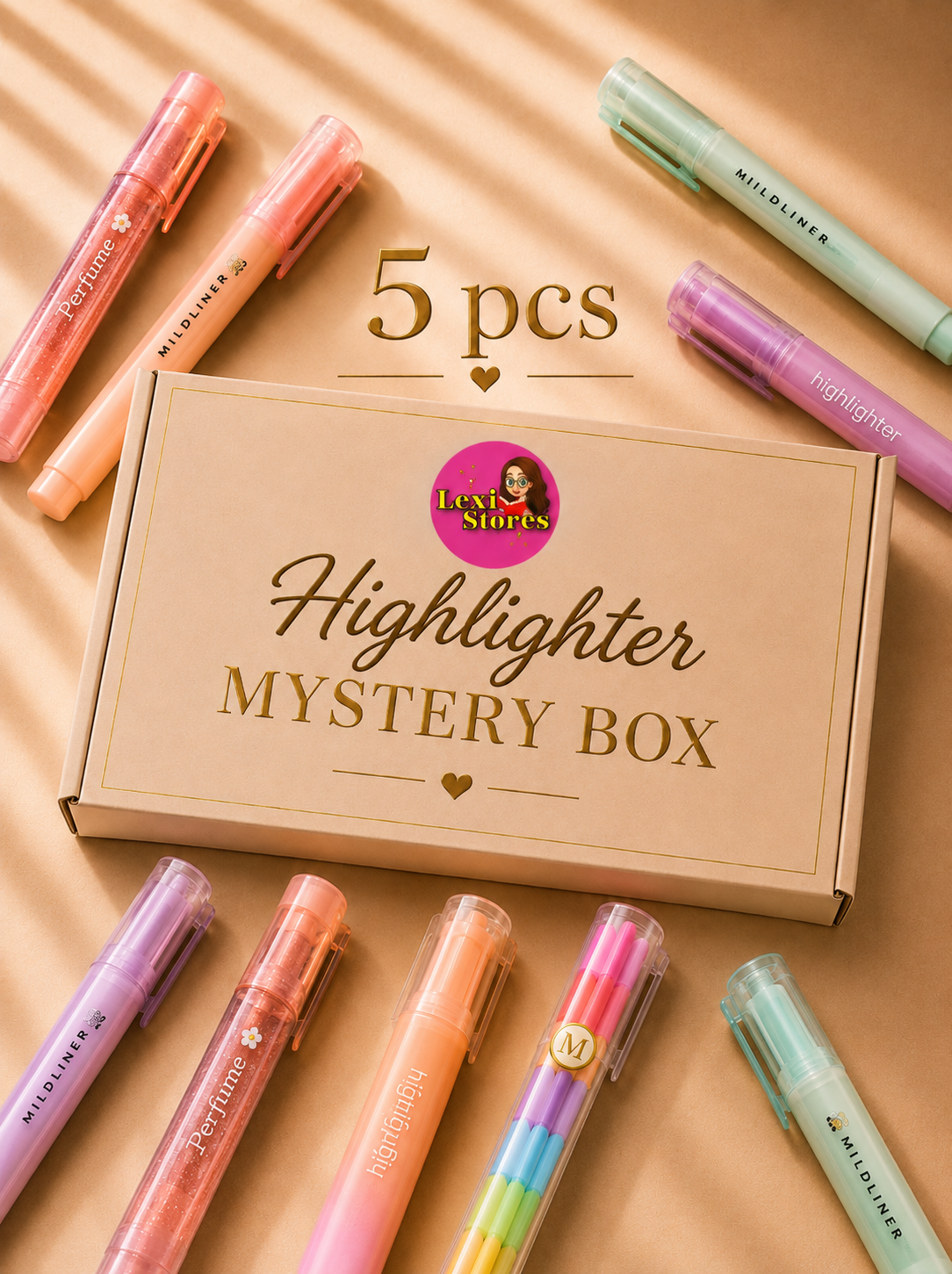 Highlighter Mystery Box - 5 pcs