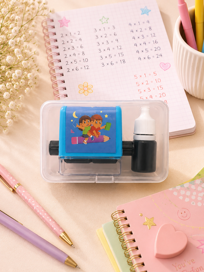 Refillable Ink Stamps for Math Practice