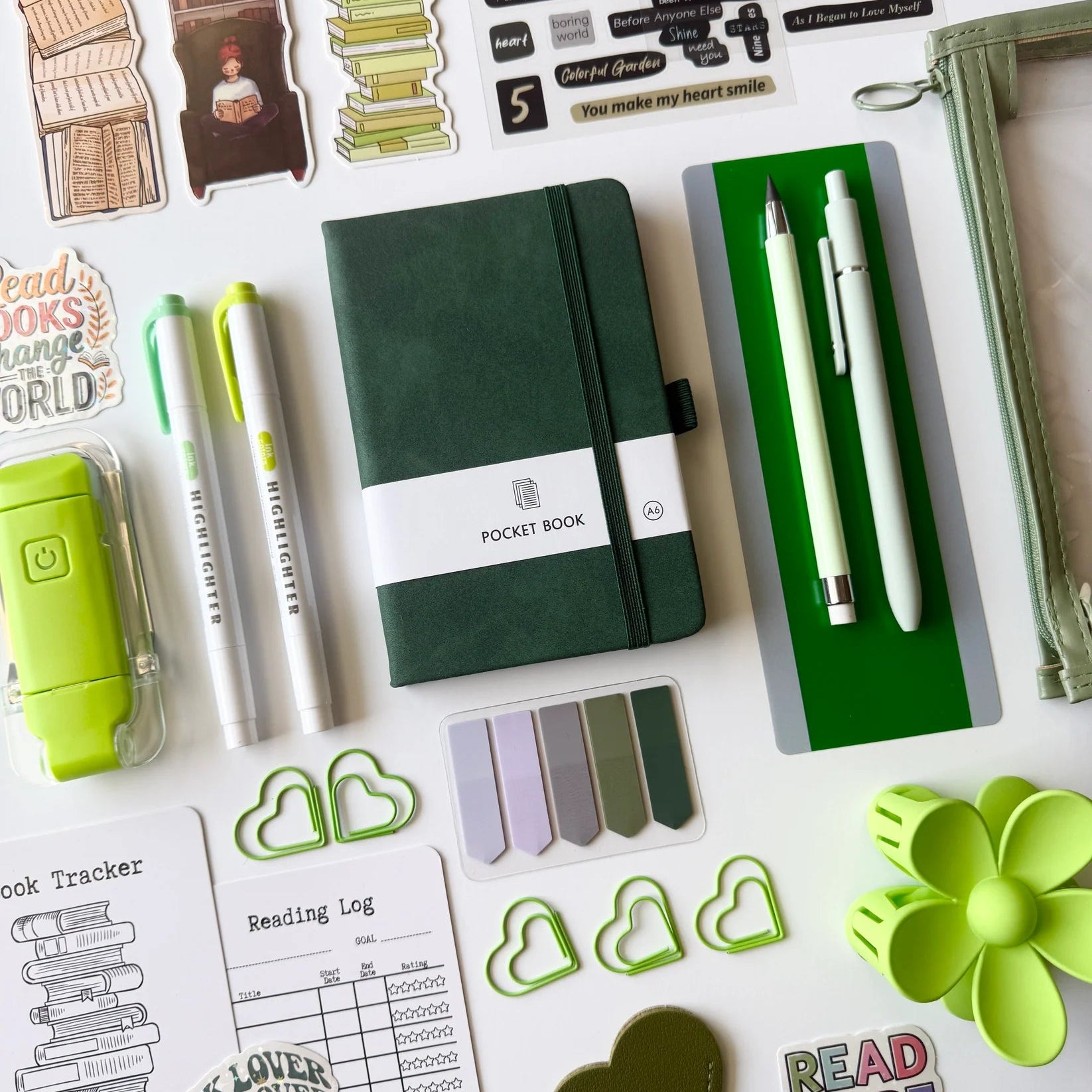 GREEN Bookish Bundle