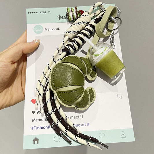 Croissant Keychain | Bag Charm (5 colors)
