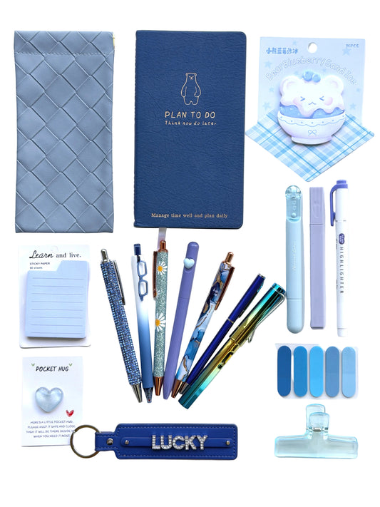 Navy Elegance Stationery Bundle