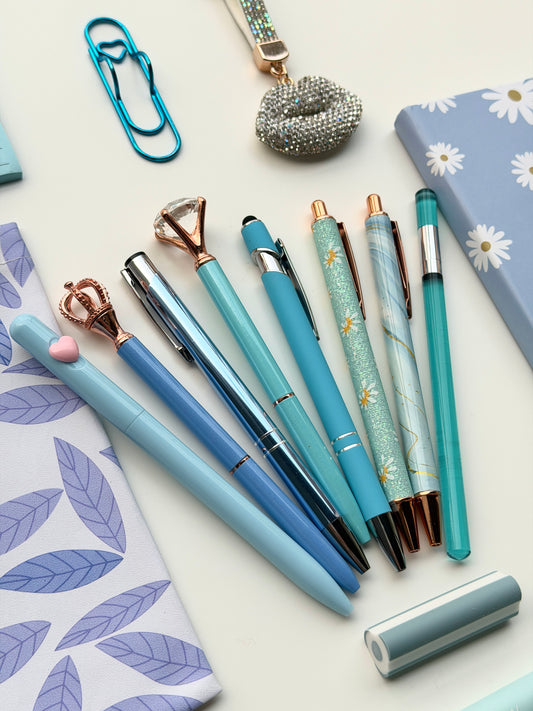 💙 Blue Blossom Stationery Bundle