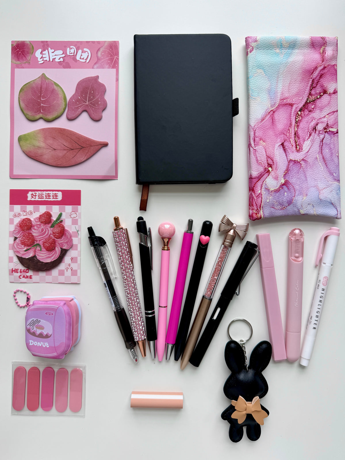 Pink Noir 🖤🩷 Stationery Bundle