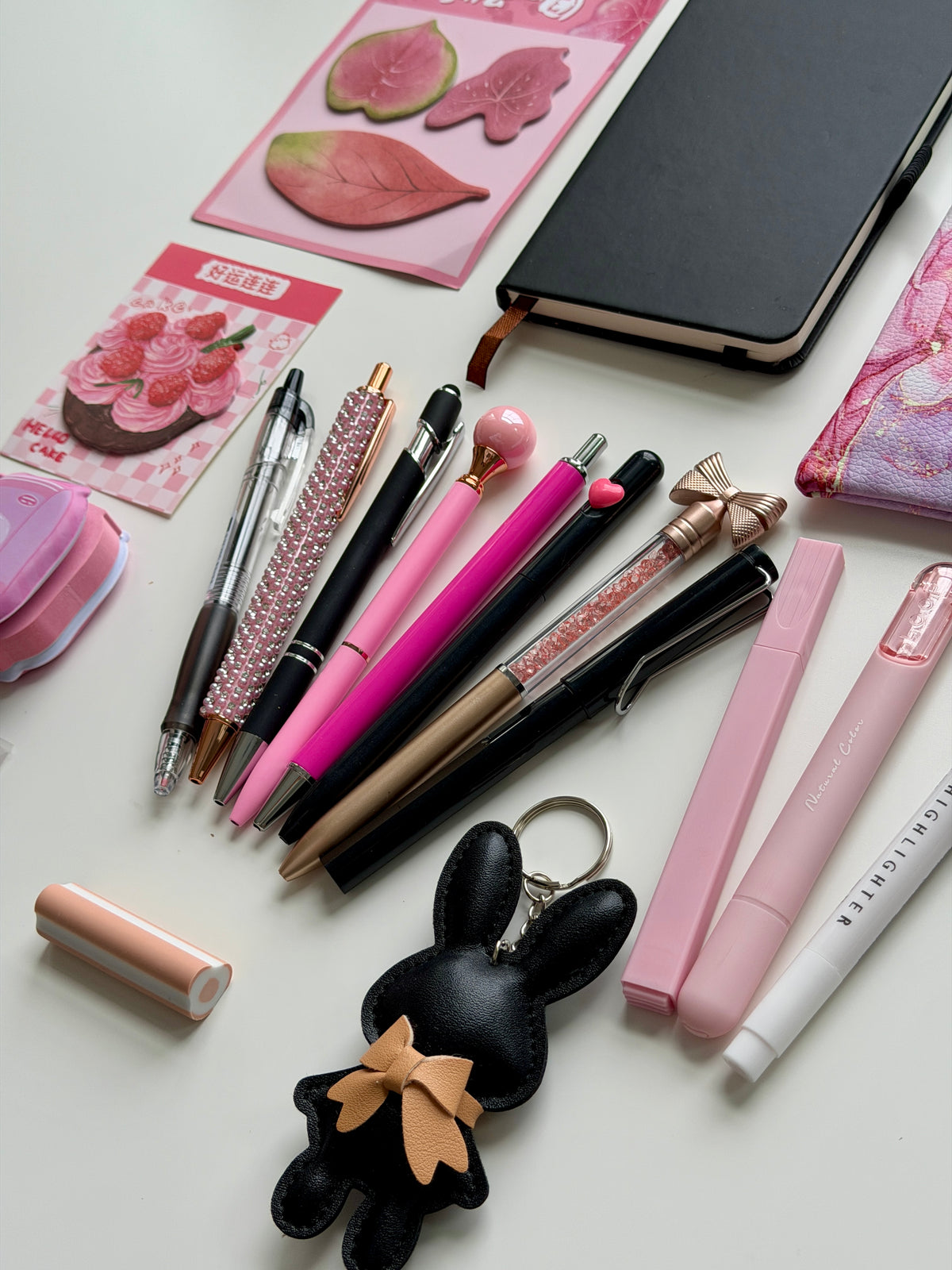 Pink Noir 🖤🩷 Stationery Bundle