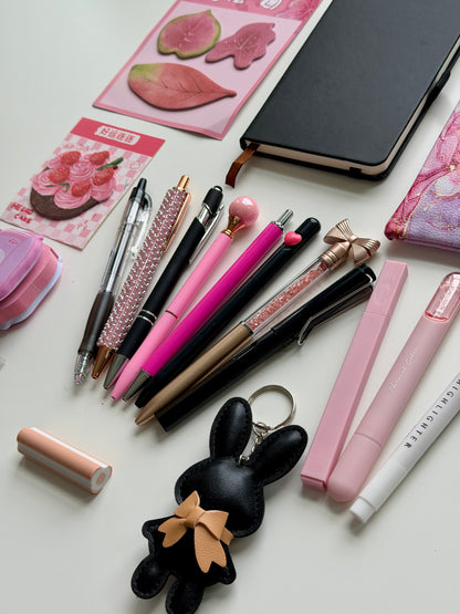 Pink Noir 🖤🩷 Stationery Bundle