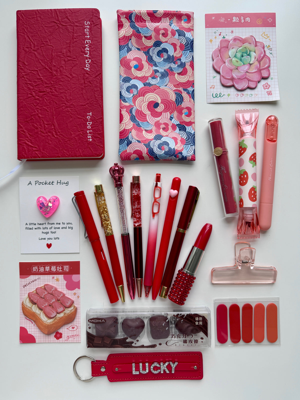 Strawberry Crush 🍓 Stationery Bundle