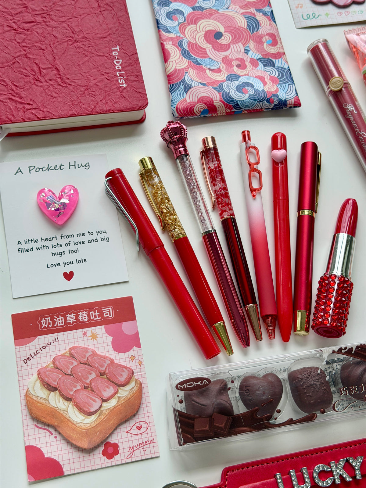 Strawberry Crush 🍓 Stationery Bundle