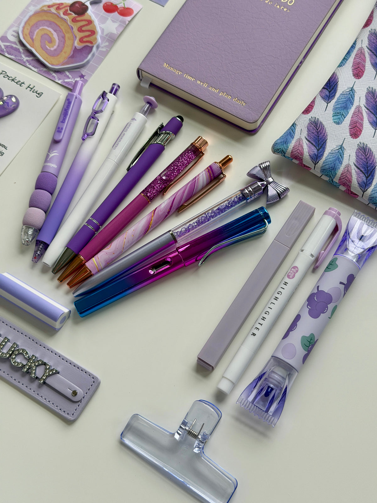 Feather Dreams 🪻 Stationery Bundle
