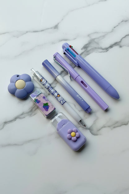 💜SOFT PURPLE💜 Mini Stationery Bundle