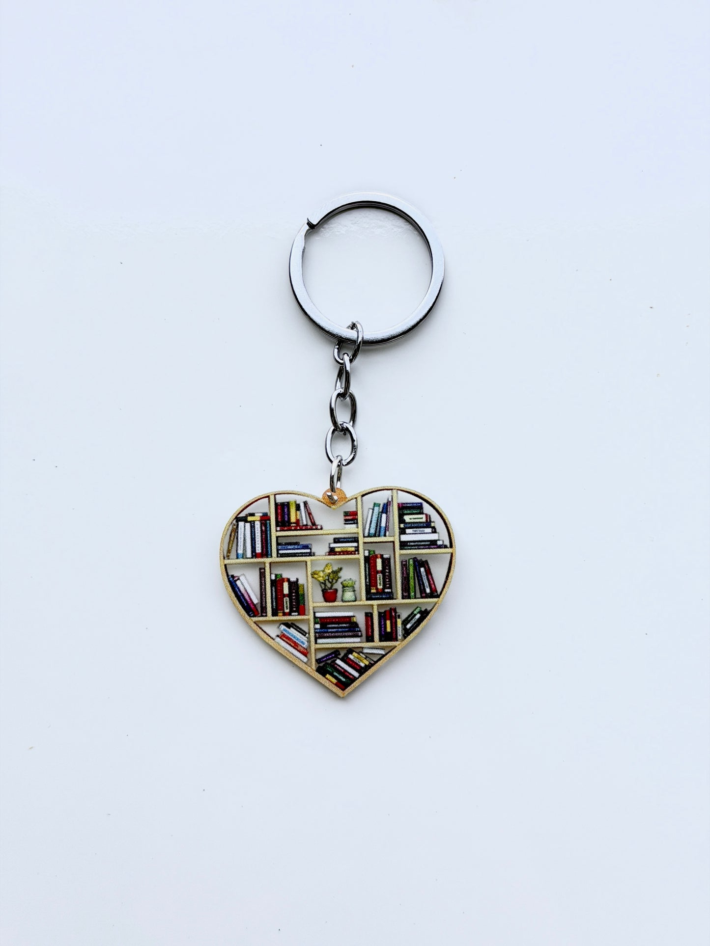 "Book Heart" Keychain