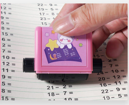 Refillable Ink Stamps for Math Practice