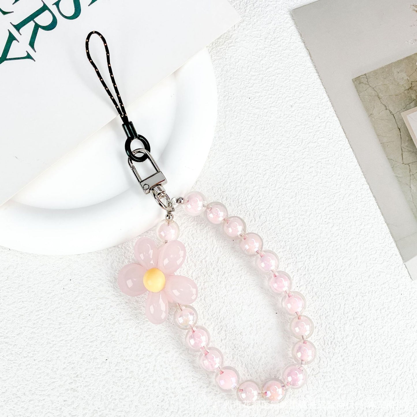 Colorful Daisy Keychain