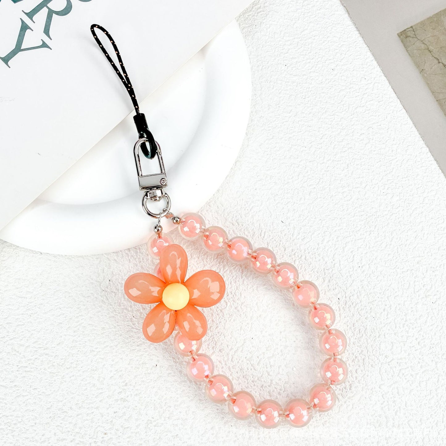 Colorful Daisy Keychain