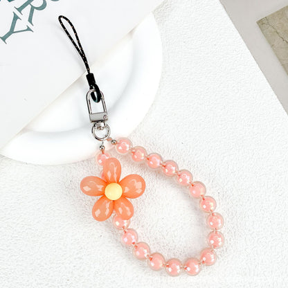 Colorful Daisy Keychain