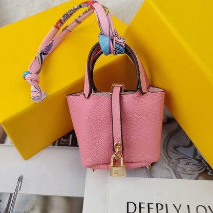 Mini Basket Bag Keychain | Coin Purse | Bag Charm (6 colors)