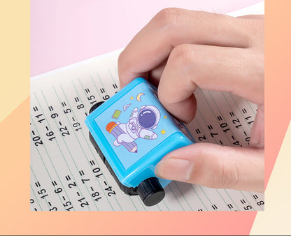Refillable Ink Stamps for Math Practice