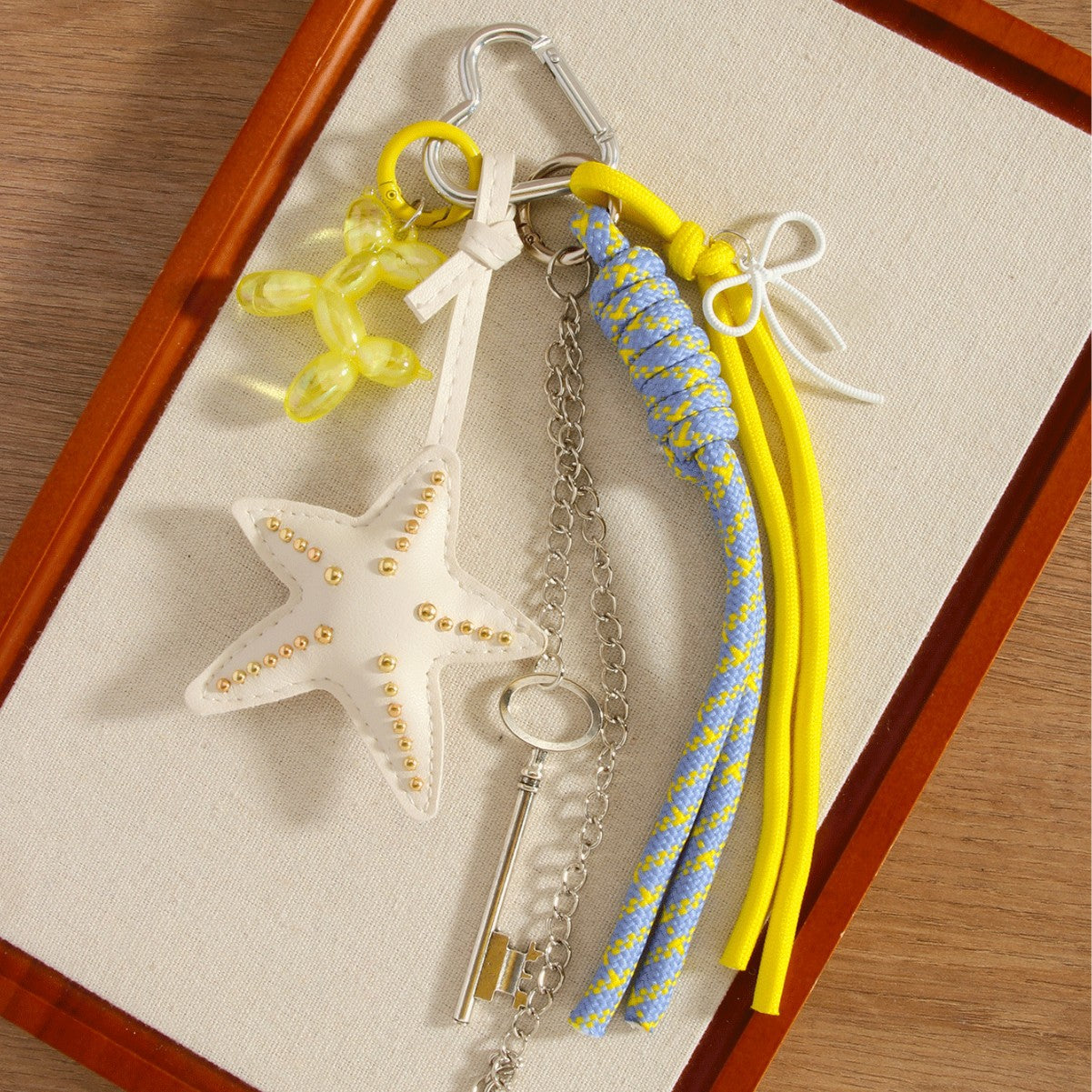 White Starfish Keychain | Bag Charm