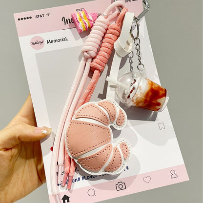 Croissant Keychain | Bag Charm (5 colors)