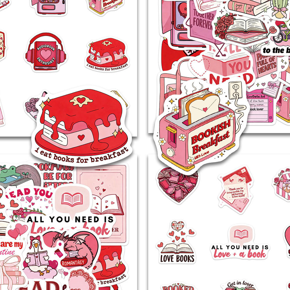 Read Your Heart Out Stickers (50 pcs)