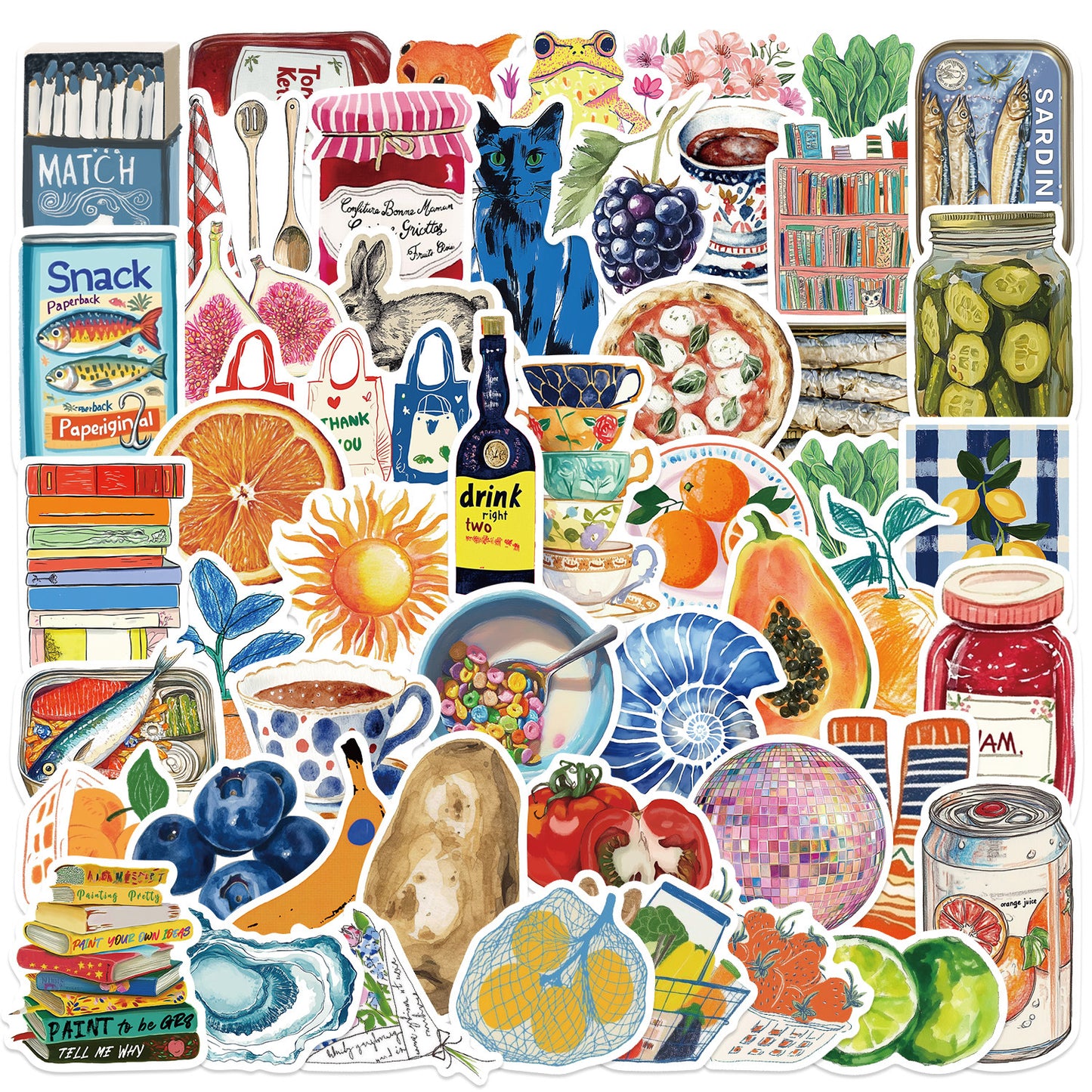 Summer in Spain Stickers (50 pcs)