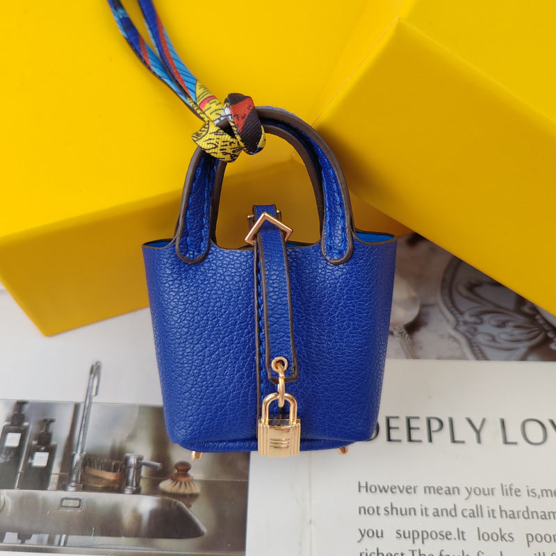 Mini Basket Bag Keychain | Coin Purse | Bag Charm (6 colors)