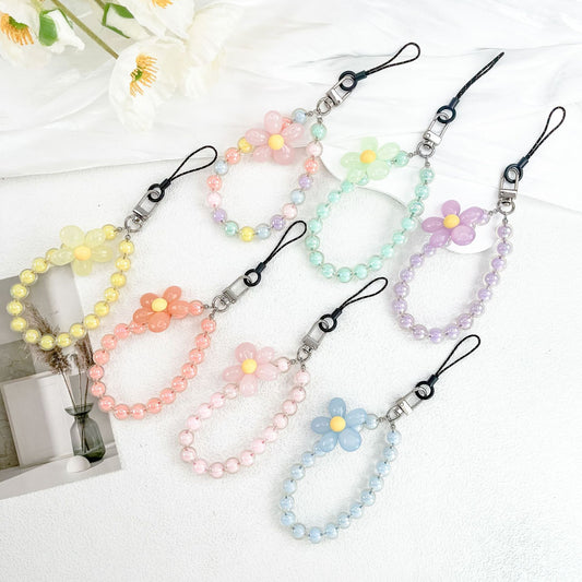 Colorful Daisy Keychain