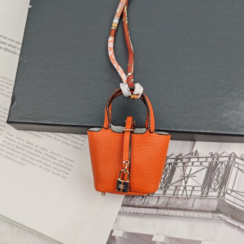 Mini Basket Bag Keychain | Coin Purse | Bag Charm (6 colors)