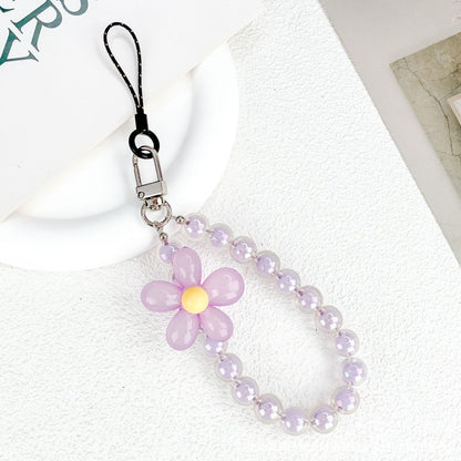 Colorful Daisy Keychain