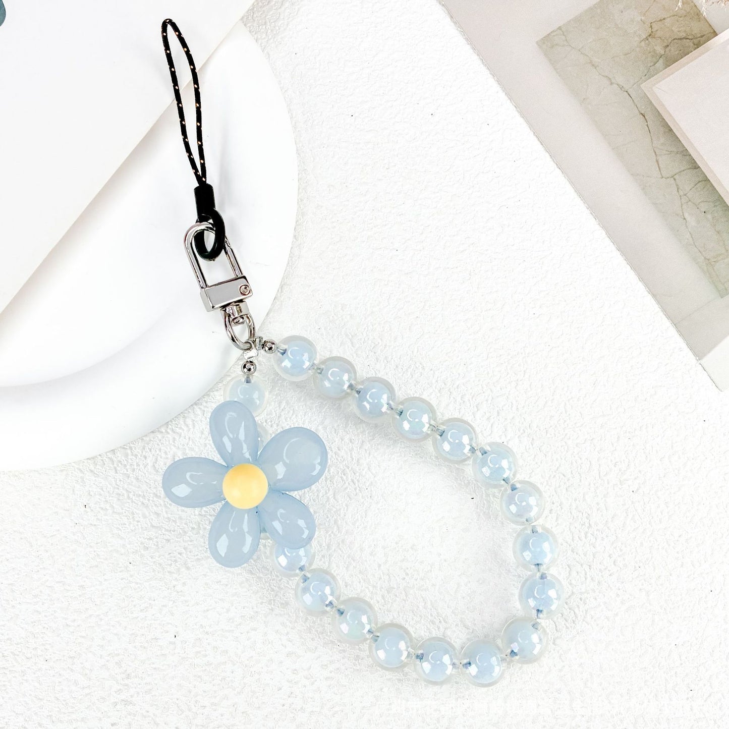 Colorful Daisy Keychain