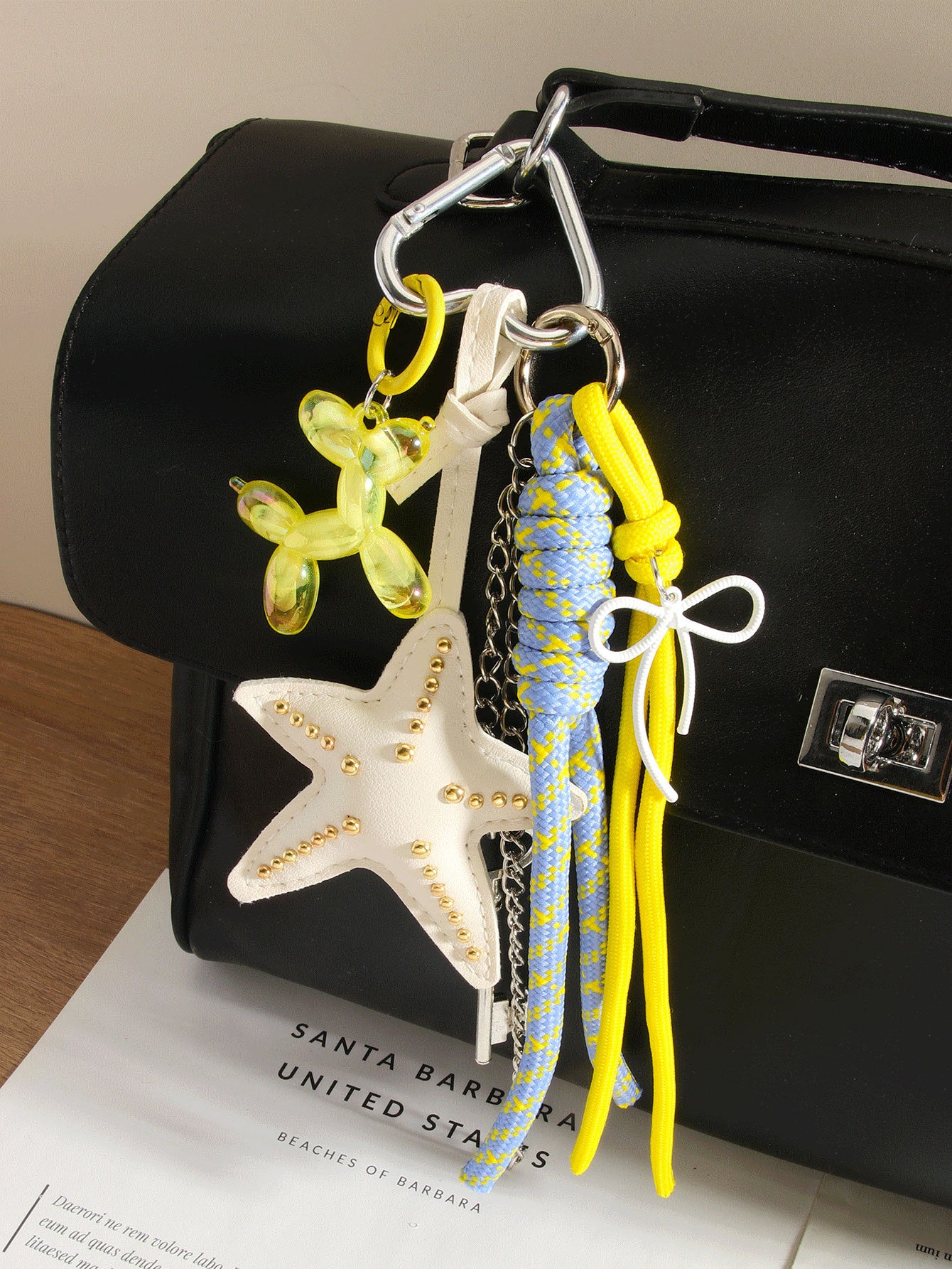 White Starfish Keychain | Bag Charm