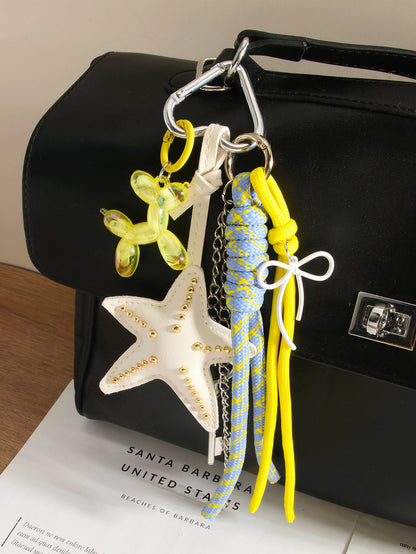 White Starfish Keychain | Bag Charm
