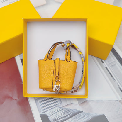 Mini Basket Bag Keychain | Coin Purse | Bag Charm (6 colors)