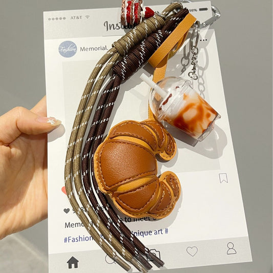 Croissant Keychain | Bag Charm (5 colors)