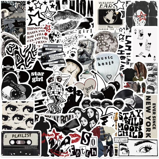 Midnight Gothic Stickers (50 pcs)