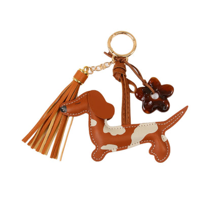 Dachshund Dog Keychain | Bag Charm (2 colors)