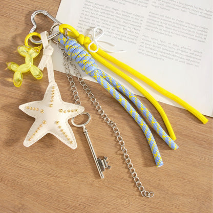 White Starfish Keychain | Bag Charm