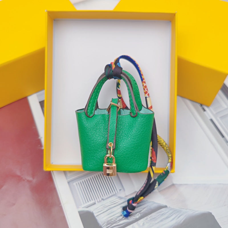 Mini Basket Bag Keychain | Coin Purse | Bag Charm (6 colors)