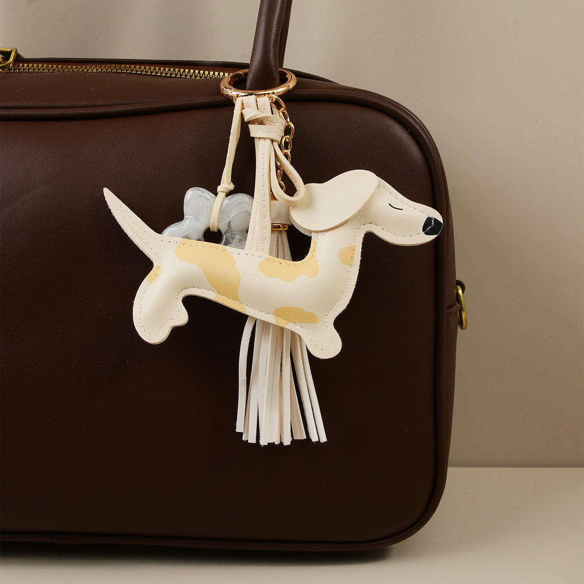 Dachshund Dog Keychain | Bag Charm (2 colors)