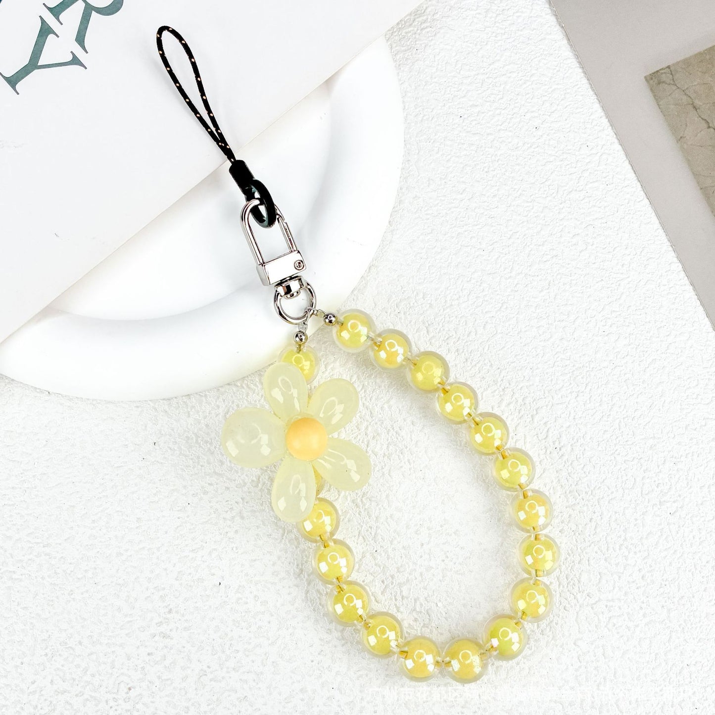 Colorful Daisy Keychain