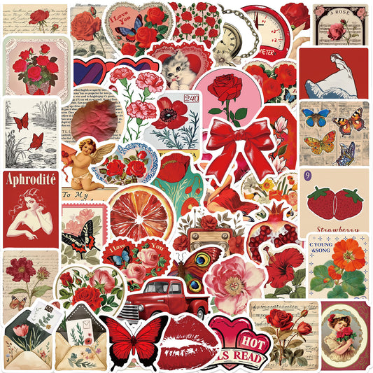 Retro Stickers (50 pcs)