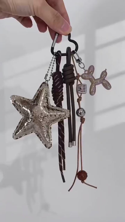 Lucky Star Keychain | Bag Charm (3 colors)