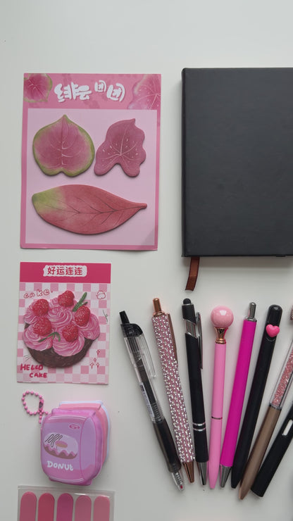 Pink Noir 🖤🩷 Stationery Bundle
