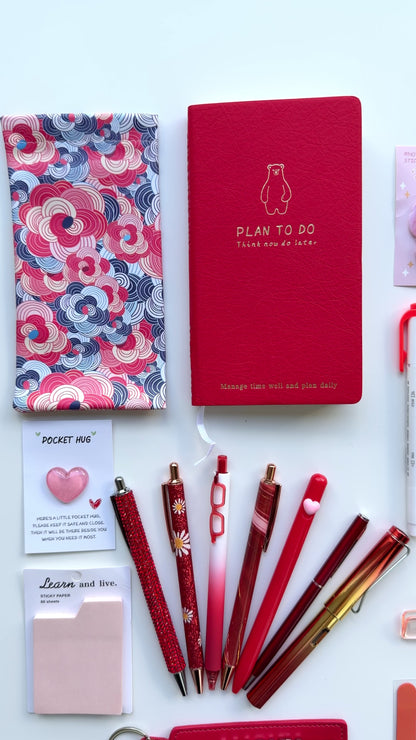 Red Romance Stationery Bundle