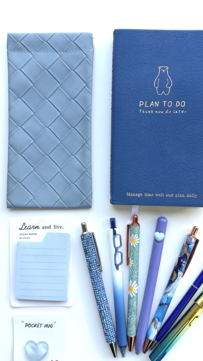Navy Elegance Stationery Bundle